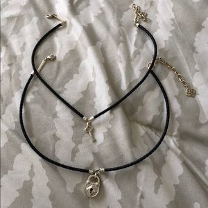 Kendra Scott Sunny Lock and Key Choker Set